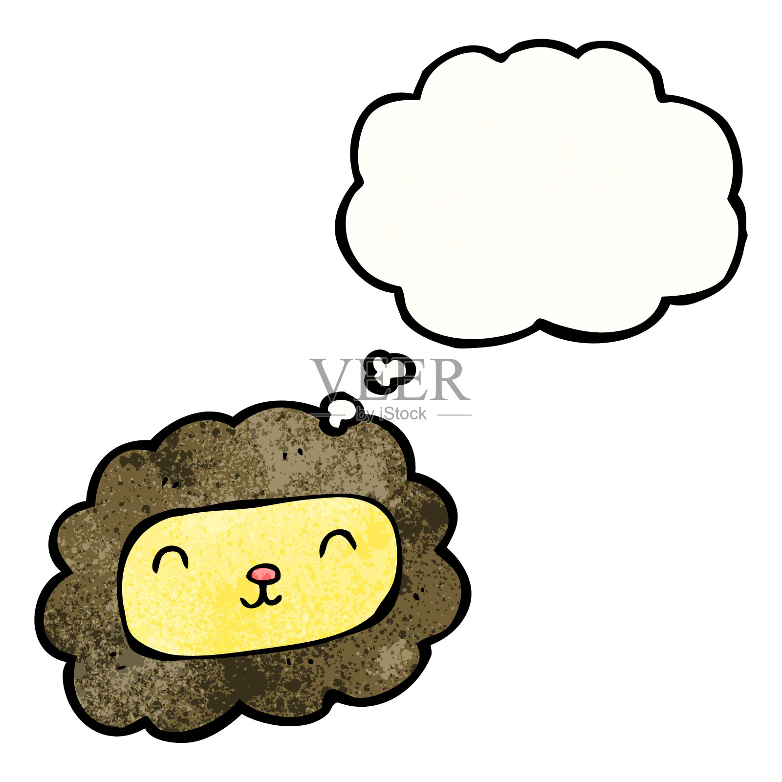 卡通狮子插画图片素材