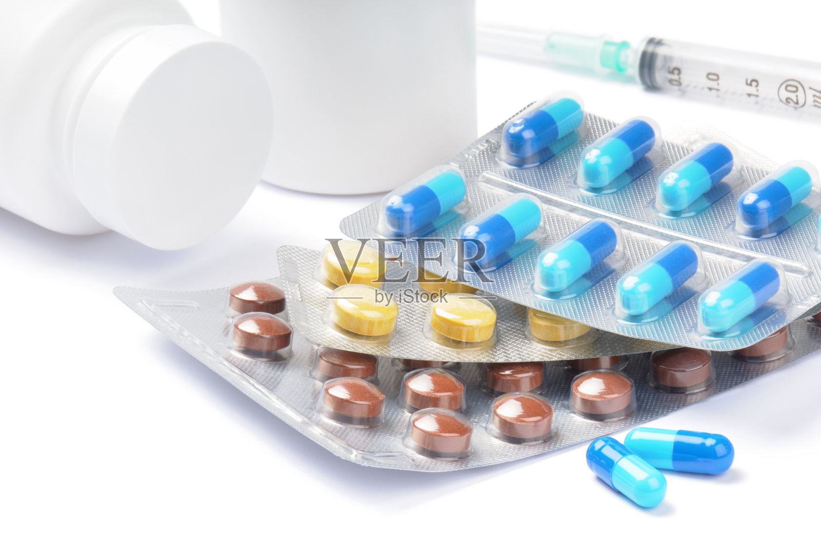 五彩缤纷的药药照片摄影图片