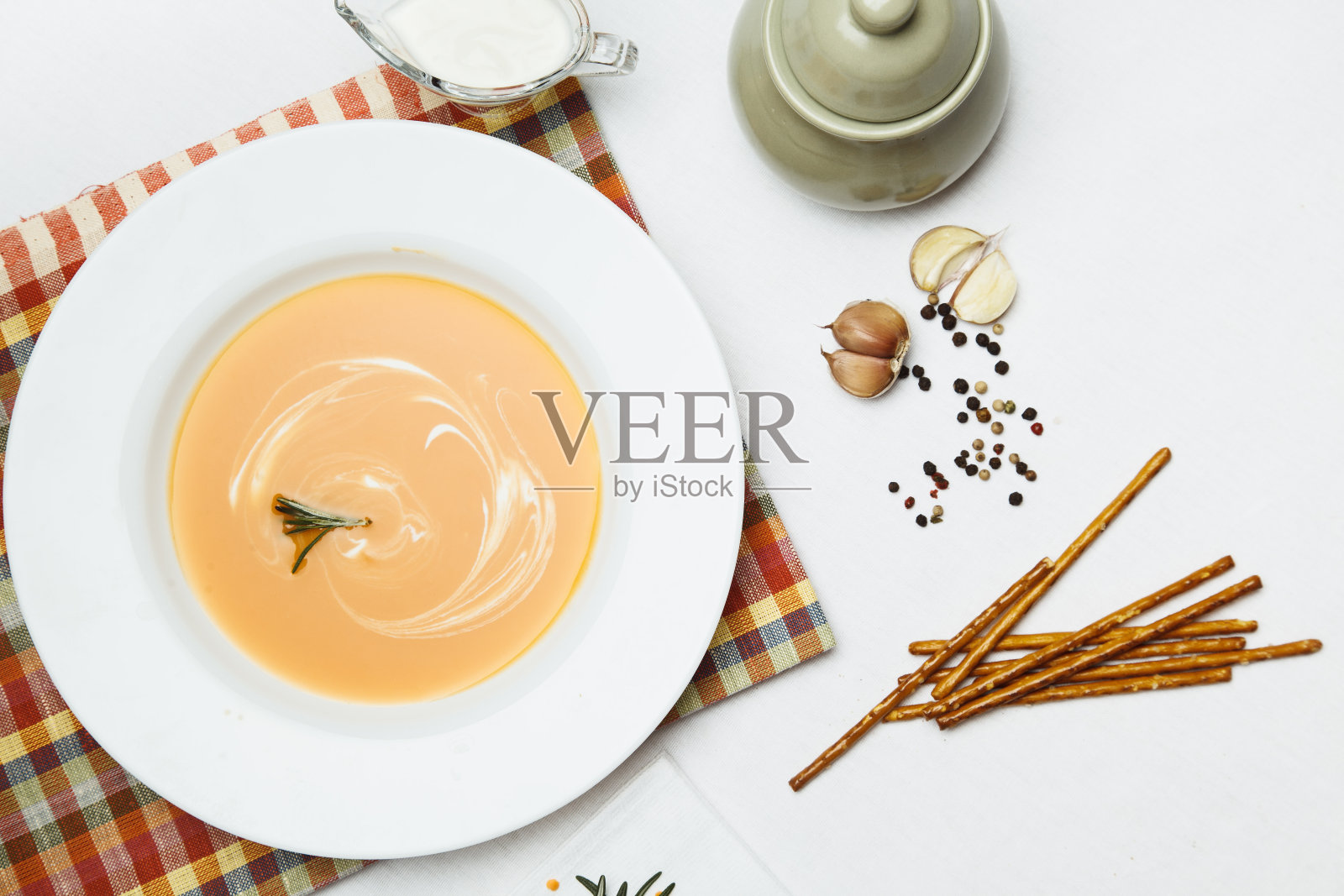 南瓜汤照片摄影图片