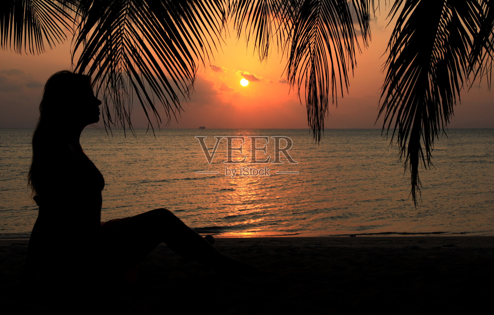 日落照片摄影图片