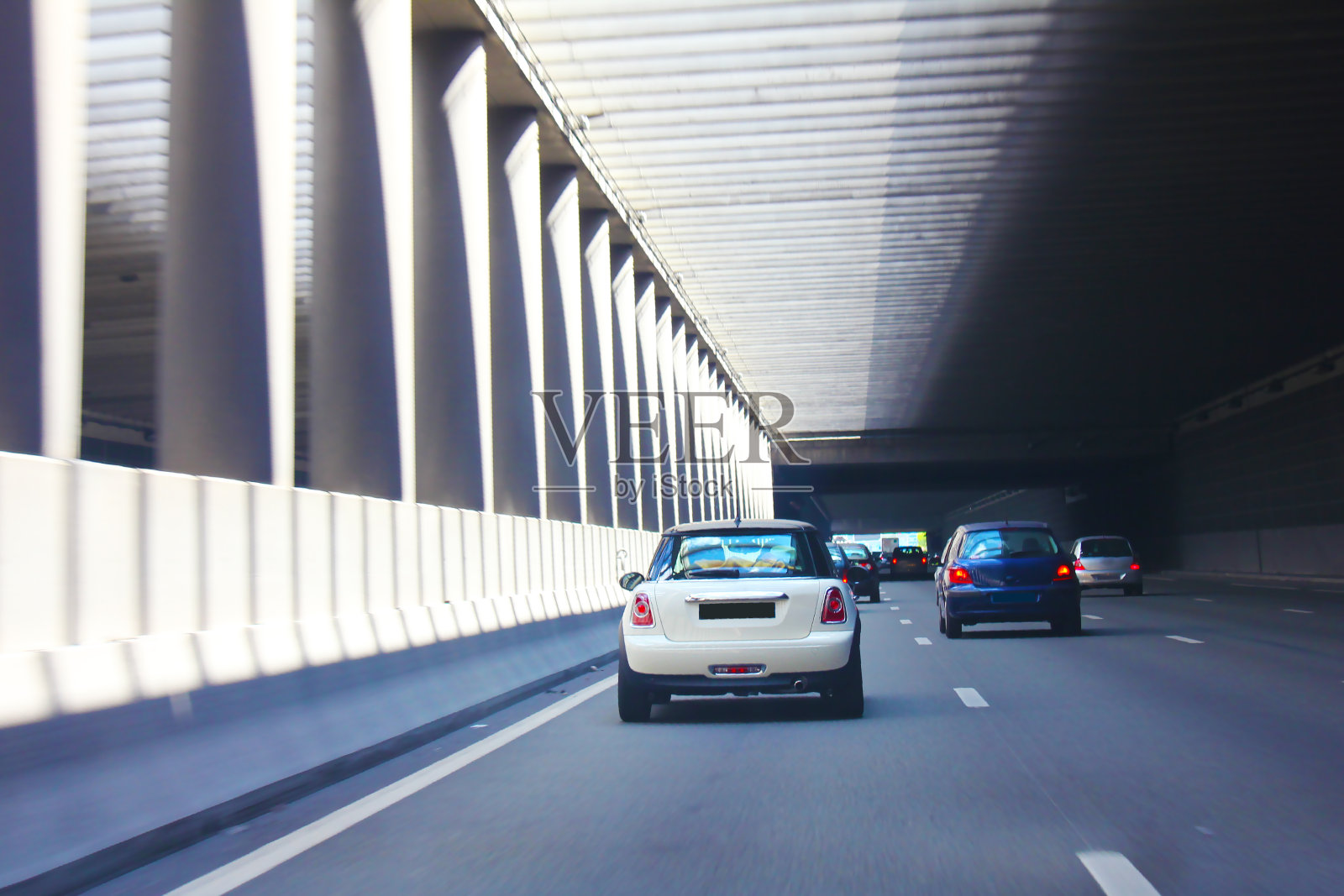 巴黎的高速隧道照片摄影图片