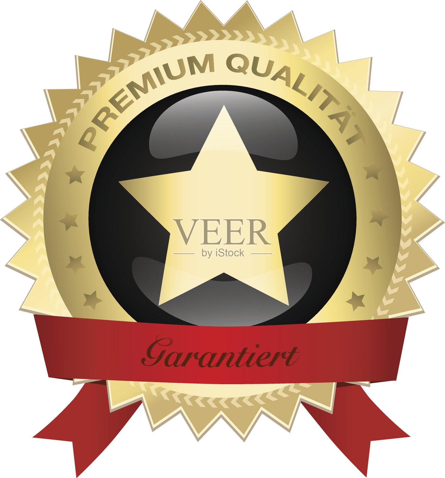 高级Qualität印章或图标设计元素图片