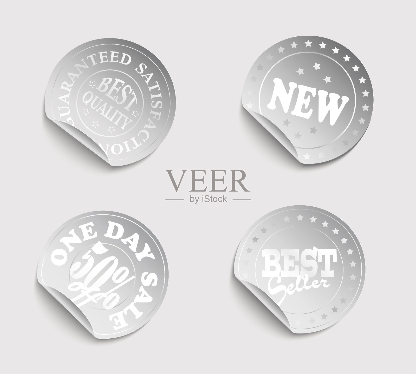 组labels08white插画图片素材