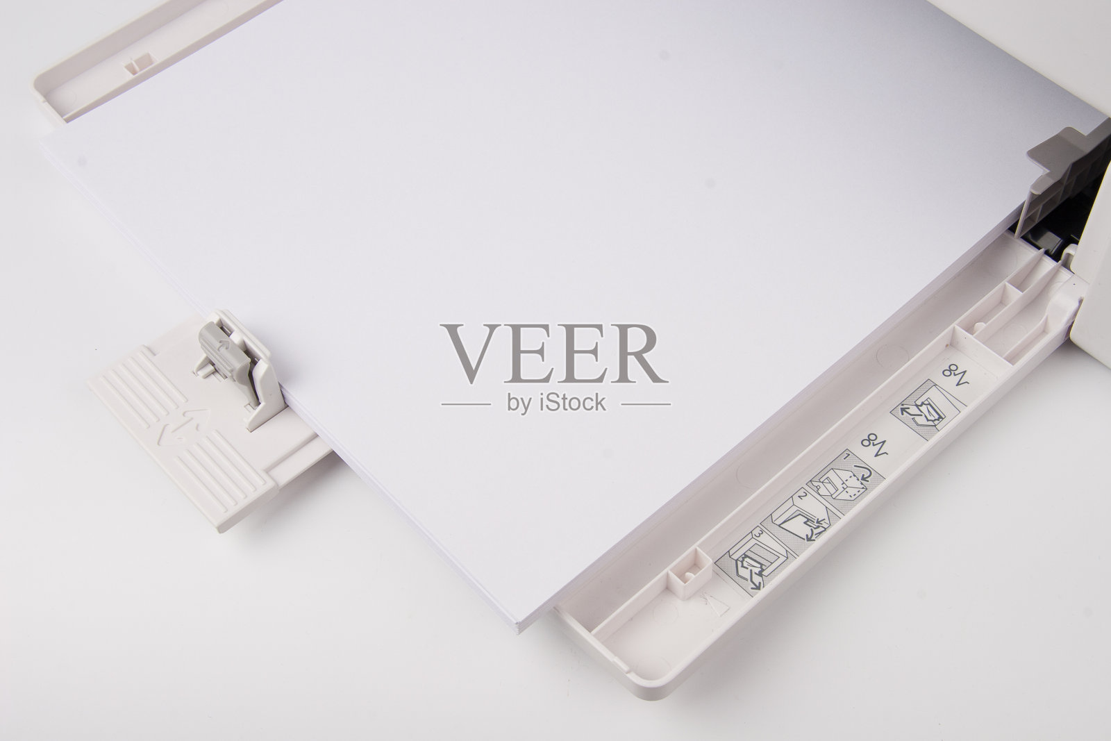 现代激光打印机的打印机照片摄影图片