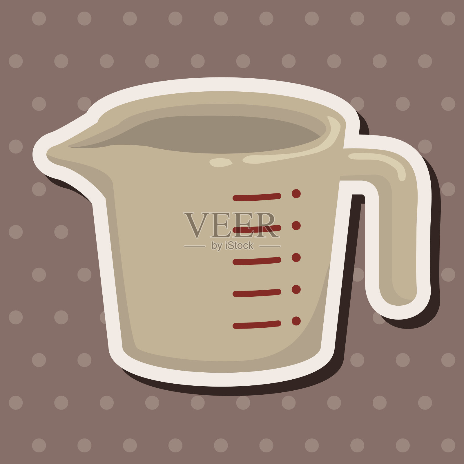 厨具量杯主题元素插画图片素材