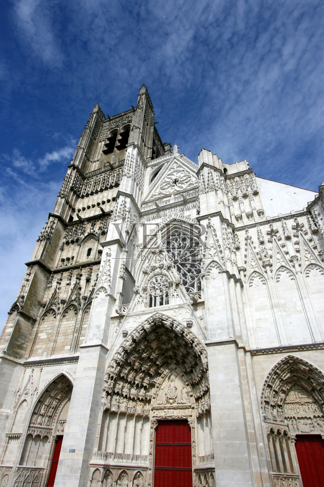 欧塞尔哥特式大教堂照片摄影图片