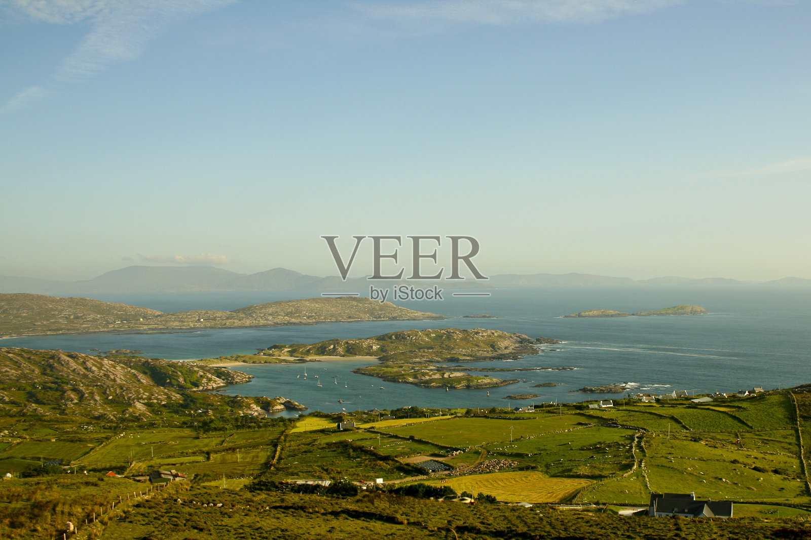 爱尔兰的风景。照片摄影图片