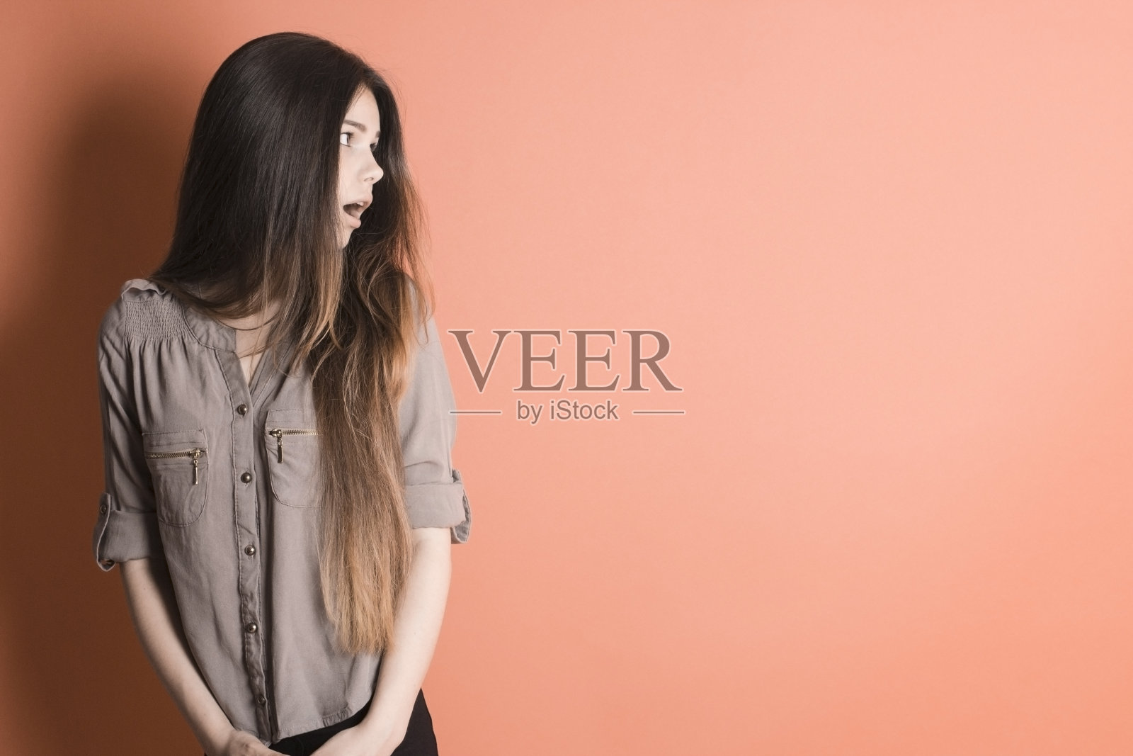 美丽的女孩照片摄影图片