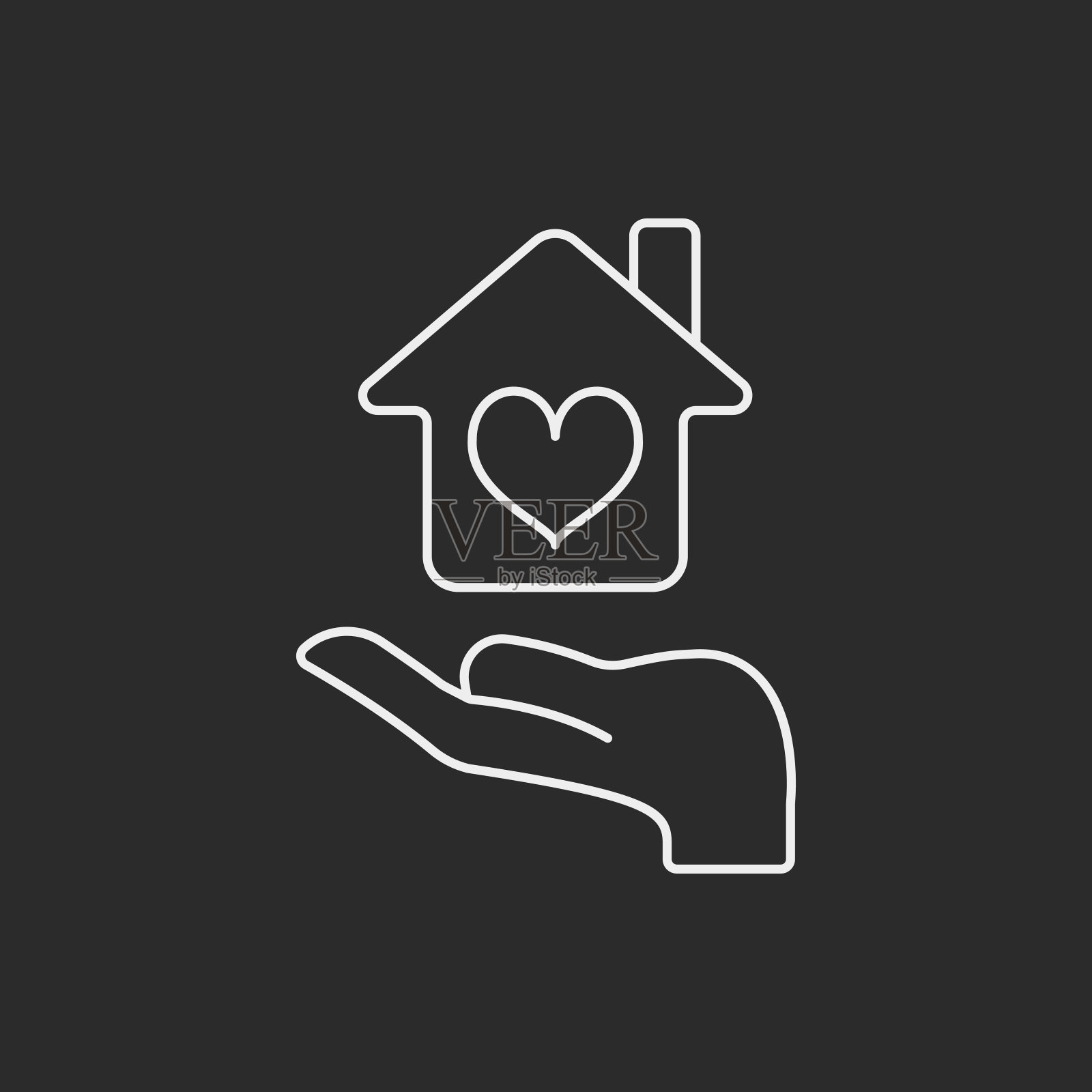 捐赠一行图标插画图片素材