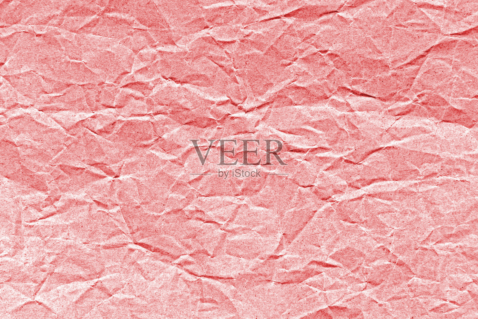 红色调的皱巴巴的旧纸照片摄影图片