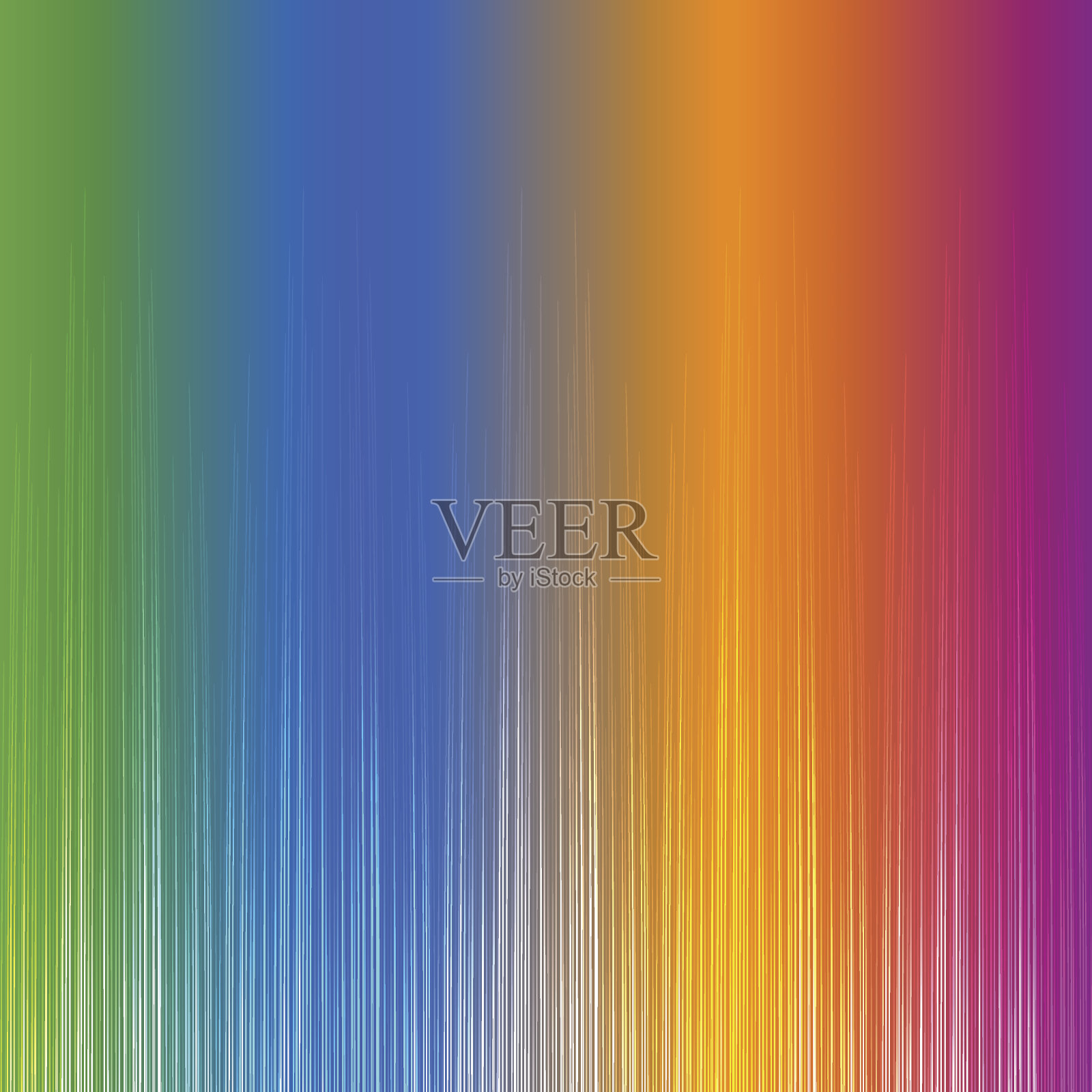 彩虹渐变均衡器设计元素图片