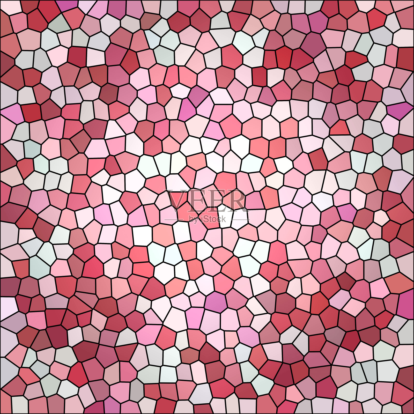 抽象的彩色马赛克背景插画图片素材