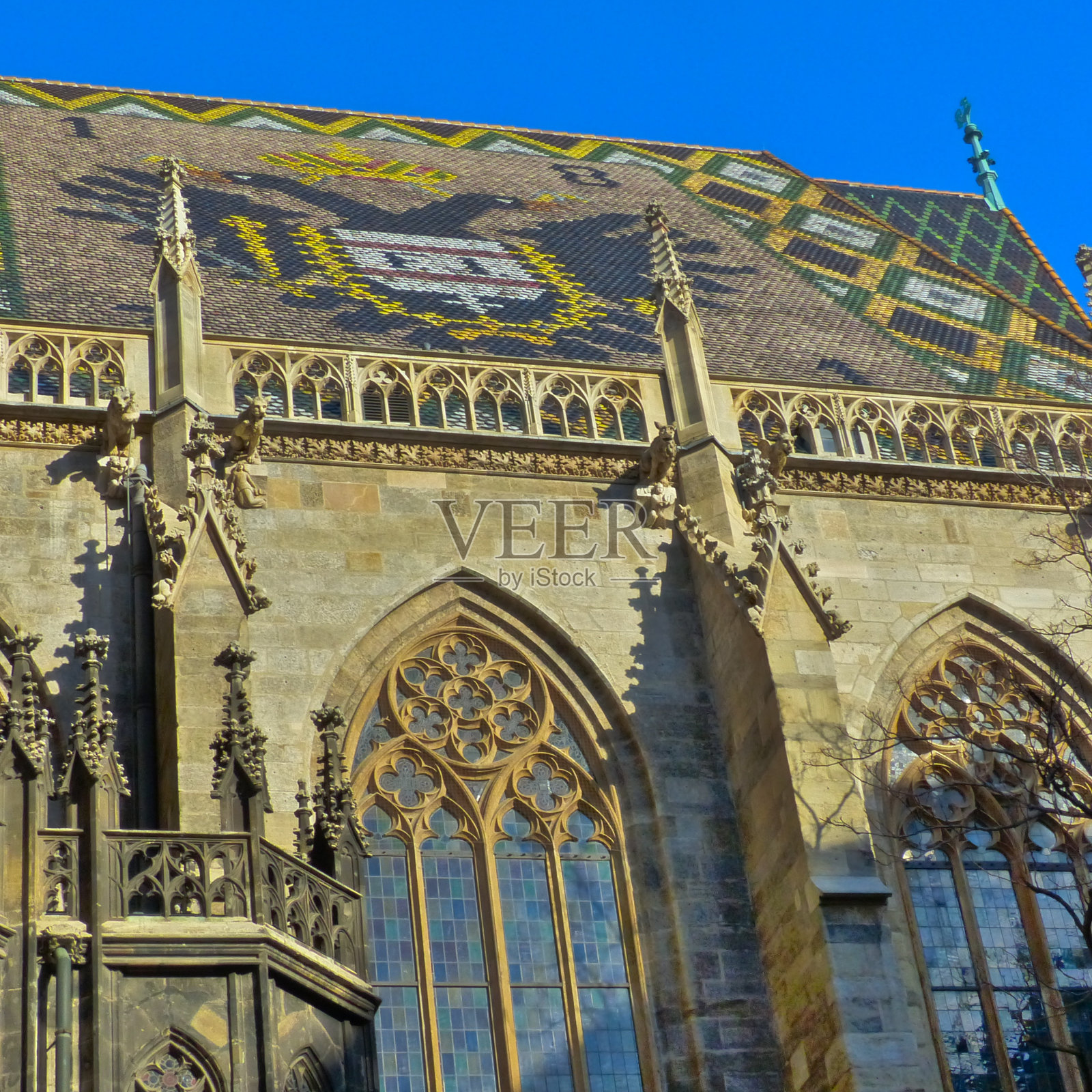 奥地利-维也纳，大教堂，圣艾蒂安，建筑照片摄影图片