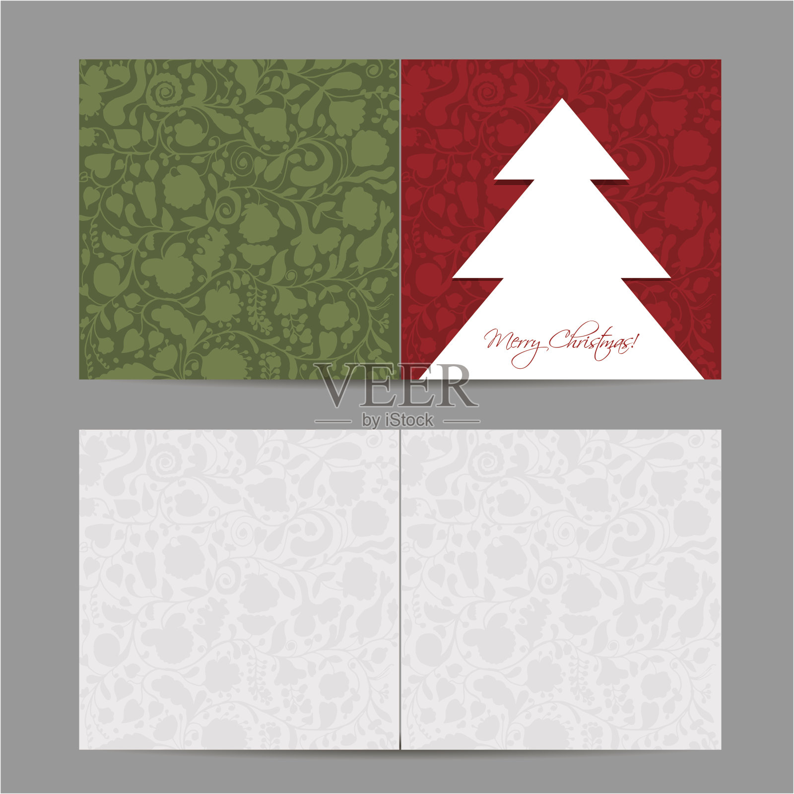 圣诞卡，为你设计的草图设计模板素材