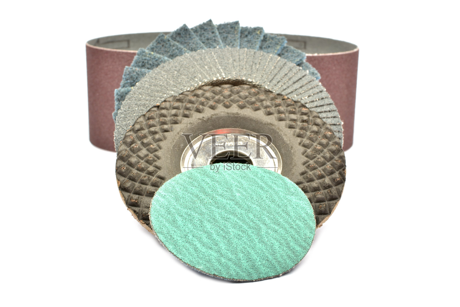 磨料轮孤立在白色背景上照片摄影图片