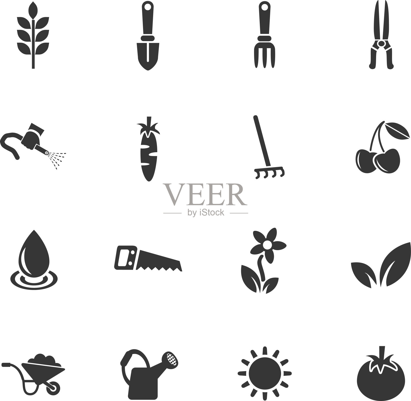 园艺图标设置图标素材