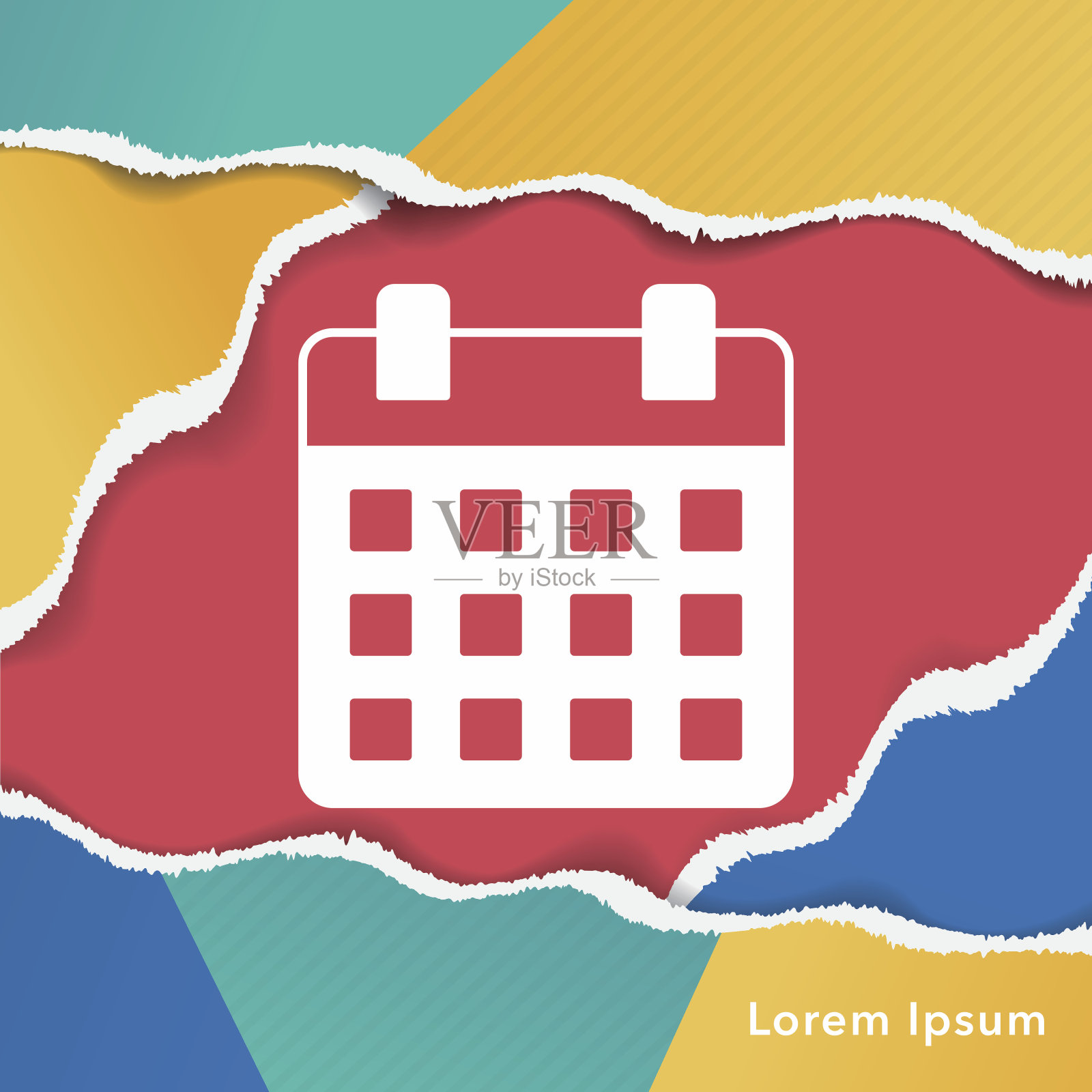 日历图标插画图片素材