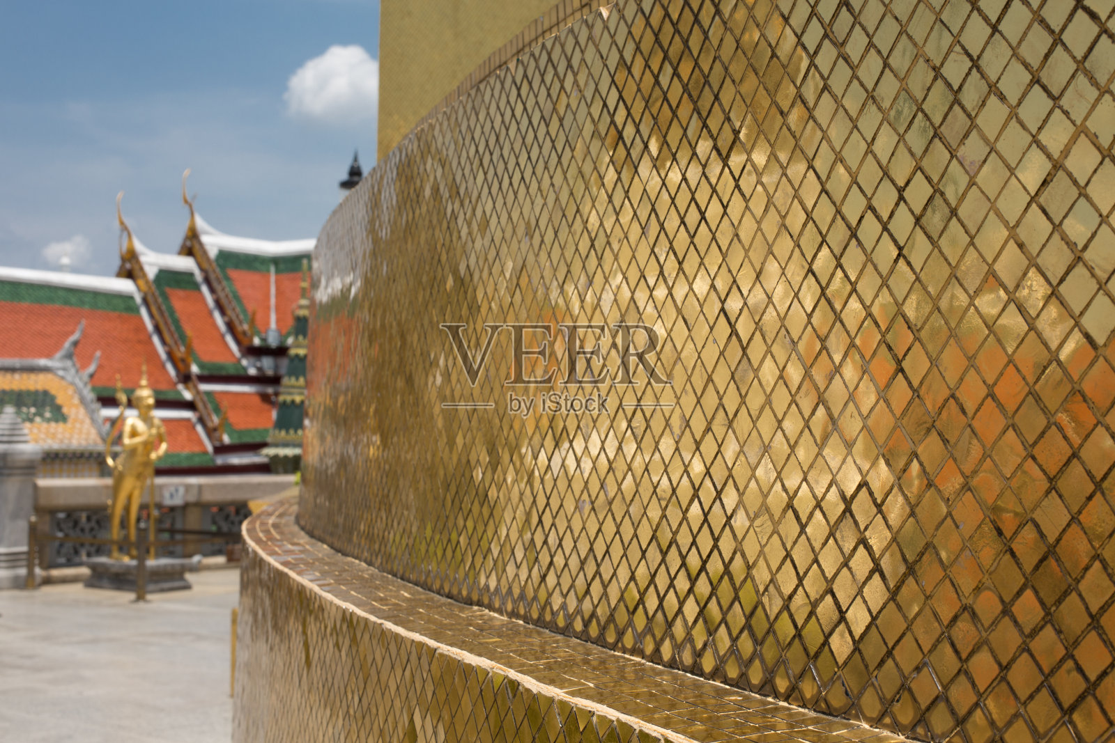 金塔细节，大皇宫，曼谷，泰国照片摄影图片