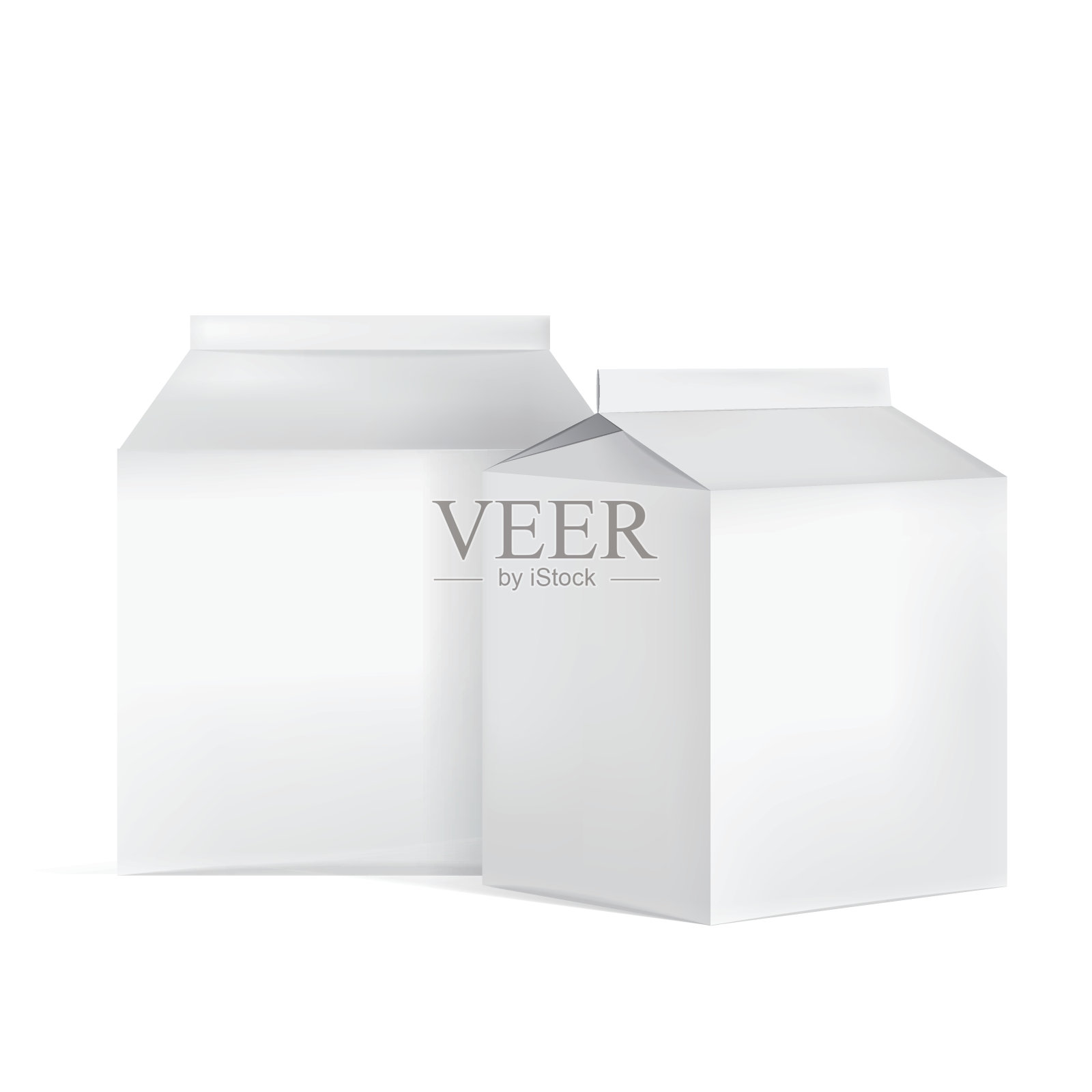 牛奶盒套设计元素图片