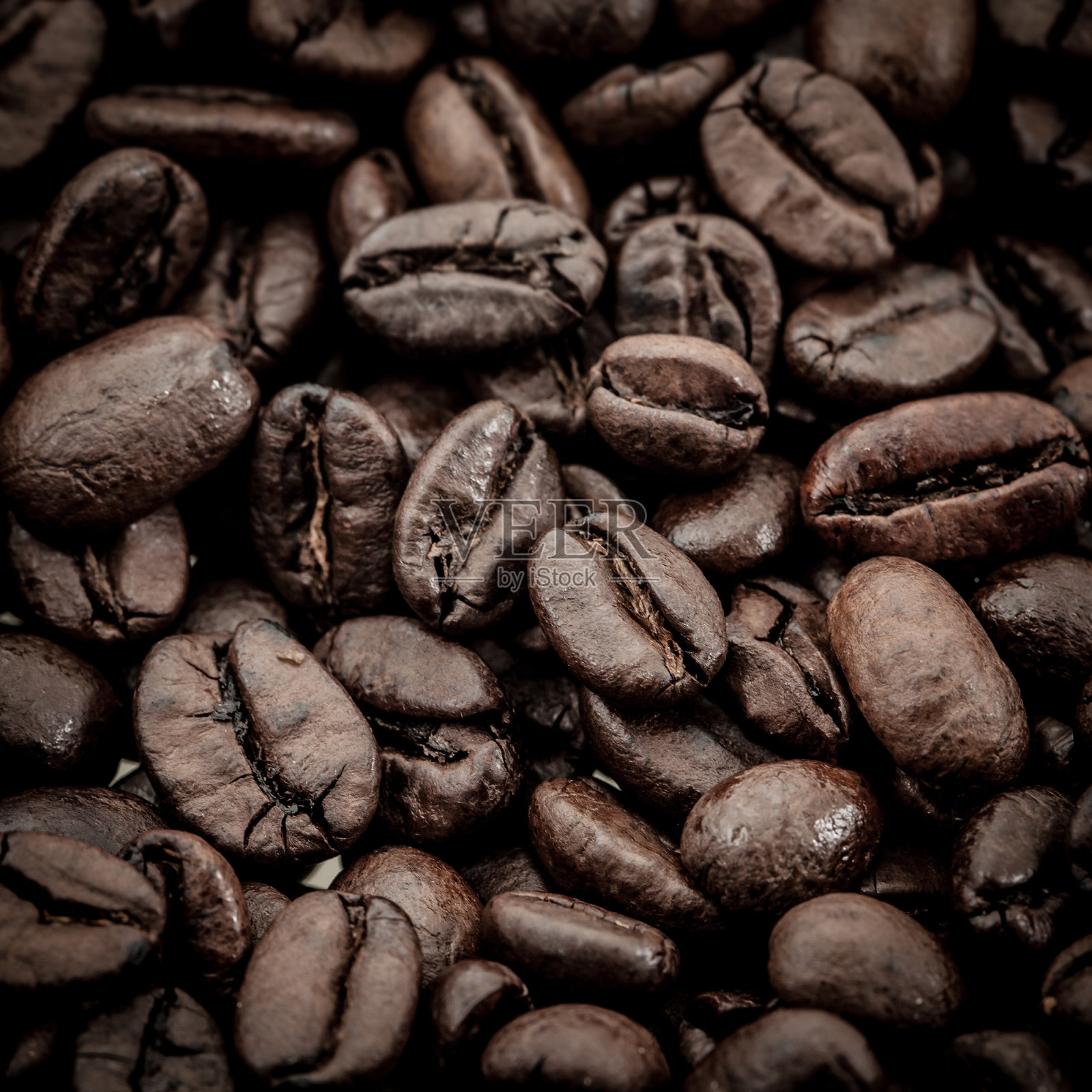 烘培过的咖啡豆，可以作为背景照片摄影图片