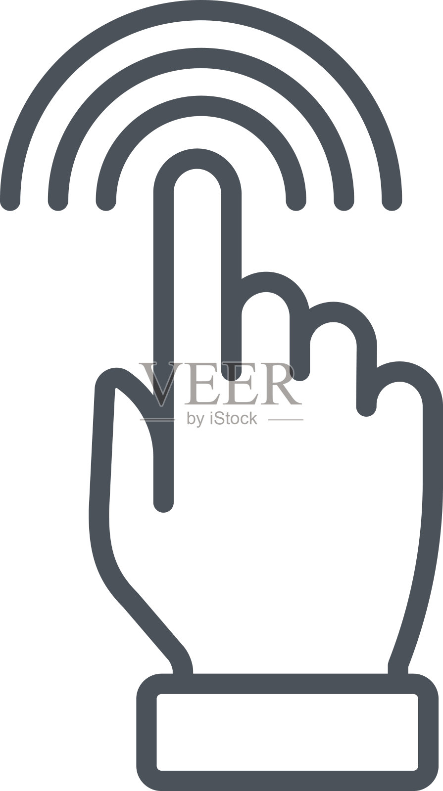 多点触摸，手，手指，手势图标插画图片素材