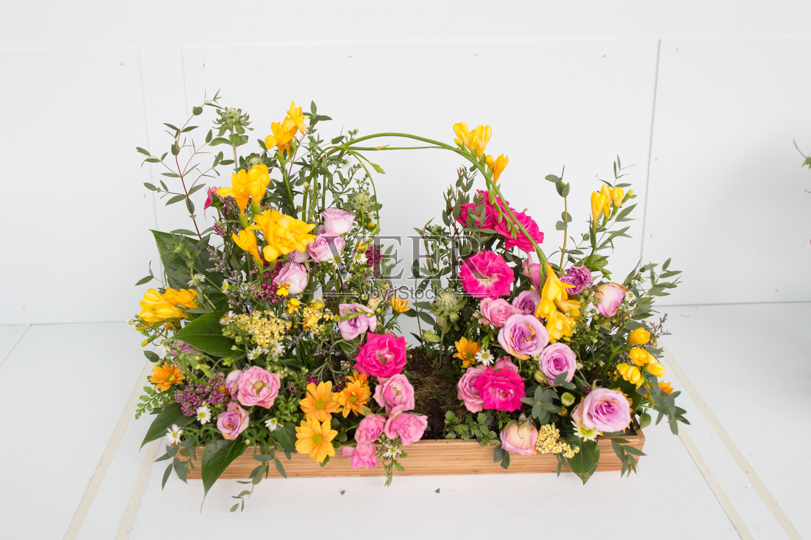 花展上的花束照片摄影图片