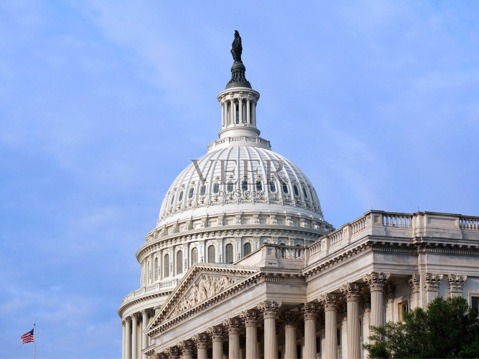 华盛顿国会大厦圆顶照片摄影图片