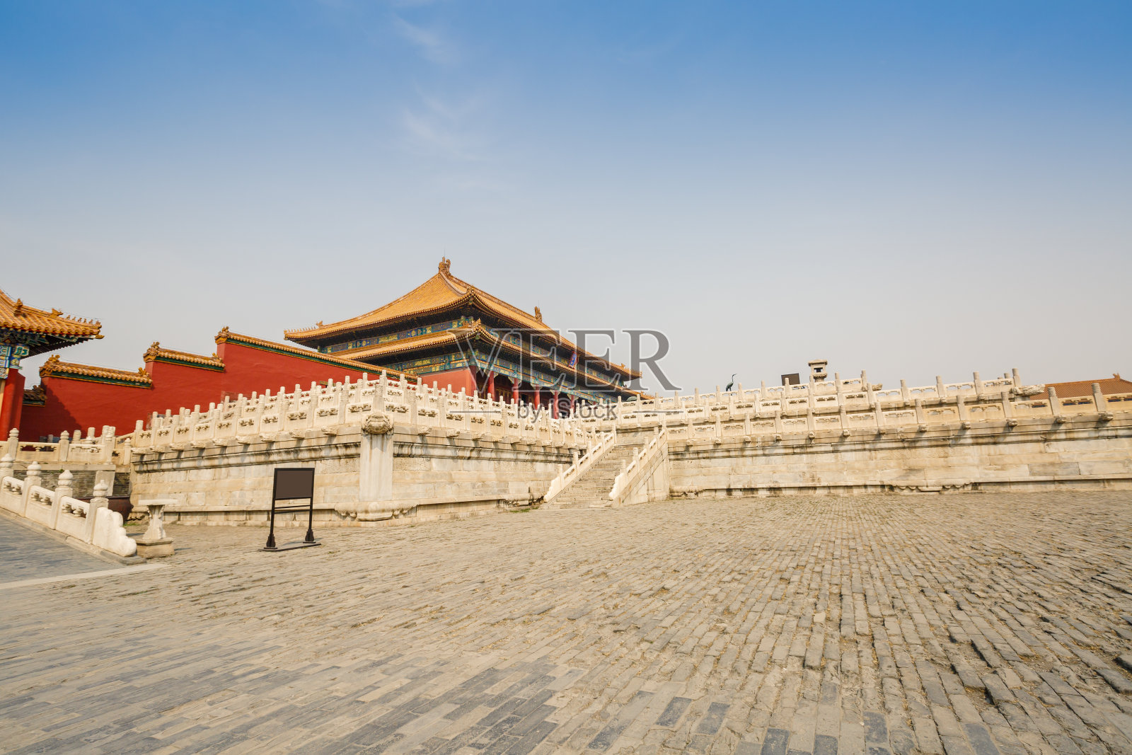 故宫的皇家宫殿在北京，中国照片摄影图片