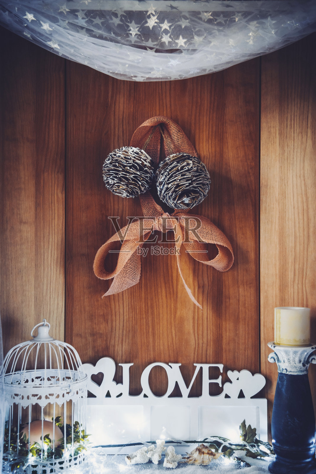 圣诞家居装饰照片摄影图片