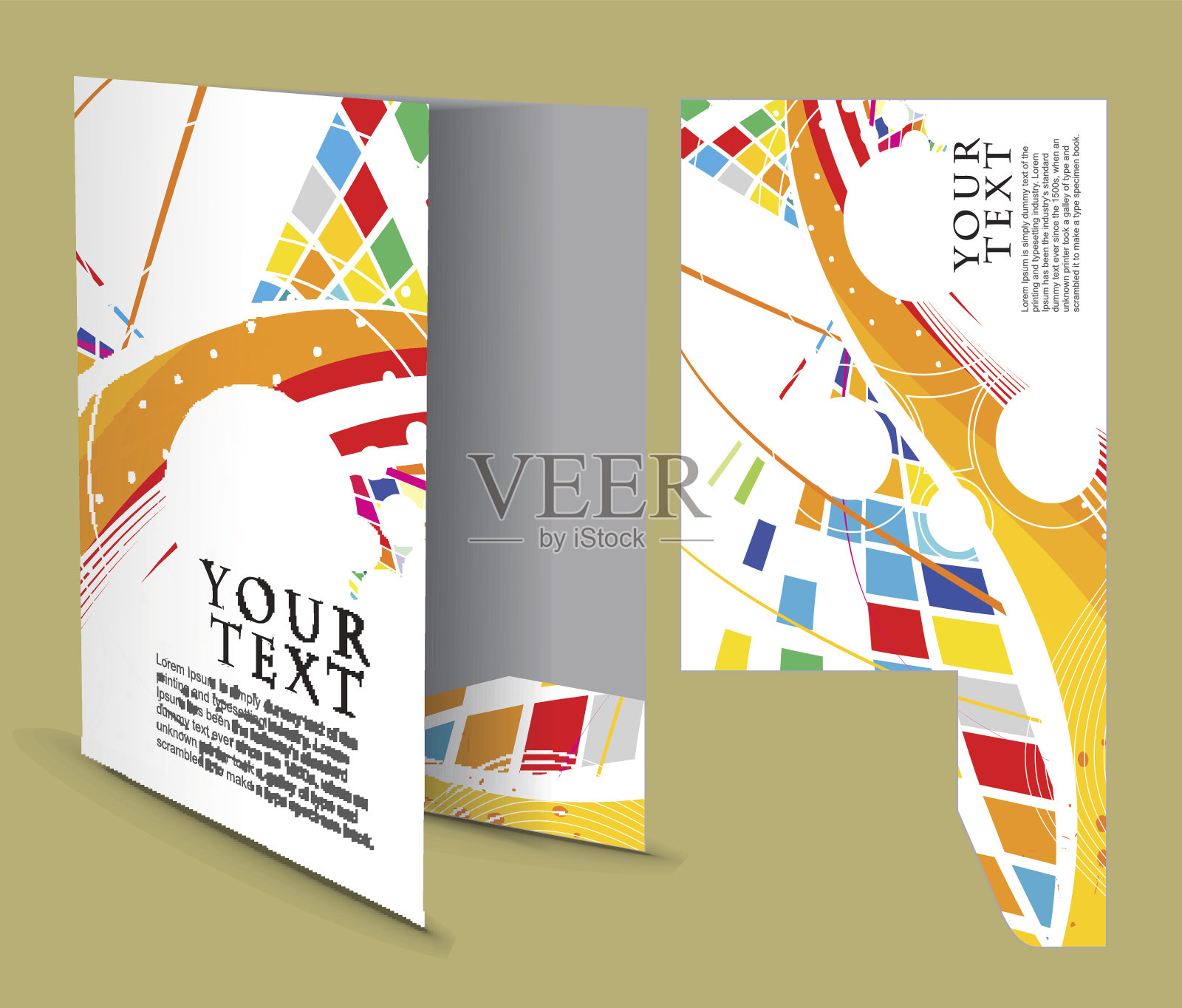 公司的文件夹设计模板素材