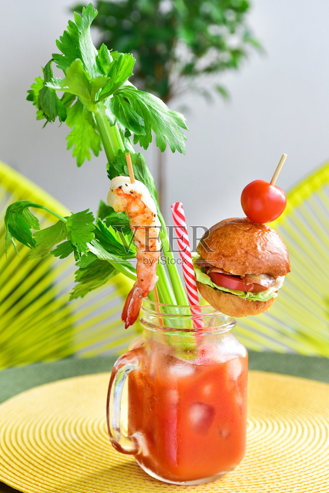 血腥玛丽的鸡尾酒照片摄影图片
