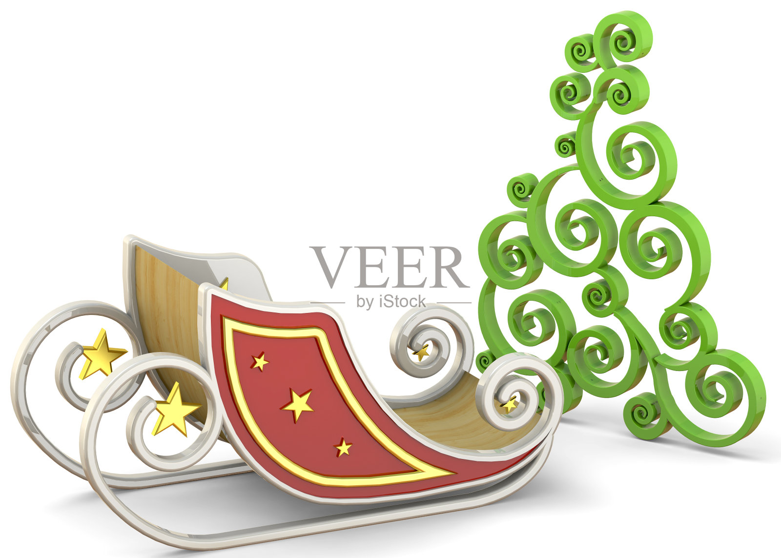 圣诞球- 3D照片摄影图片