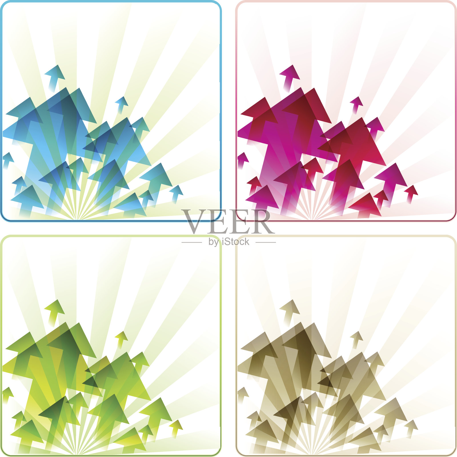 横幅与星星插画图片素材