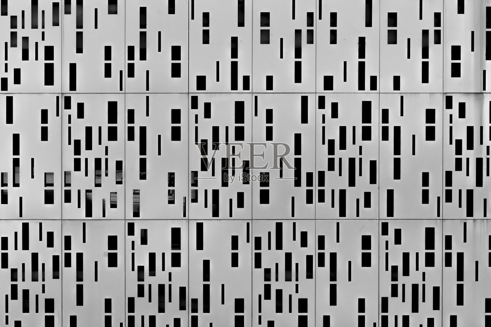 金属建筑立面，曼谷，泰国照片摄影图片