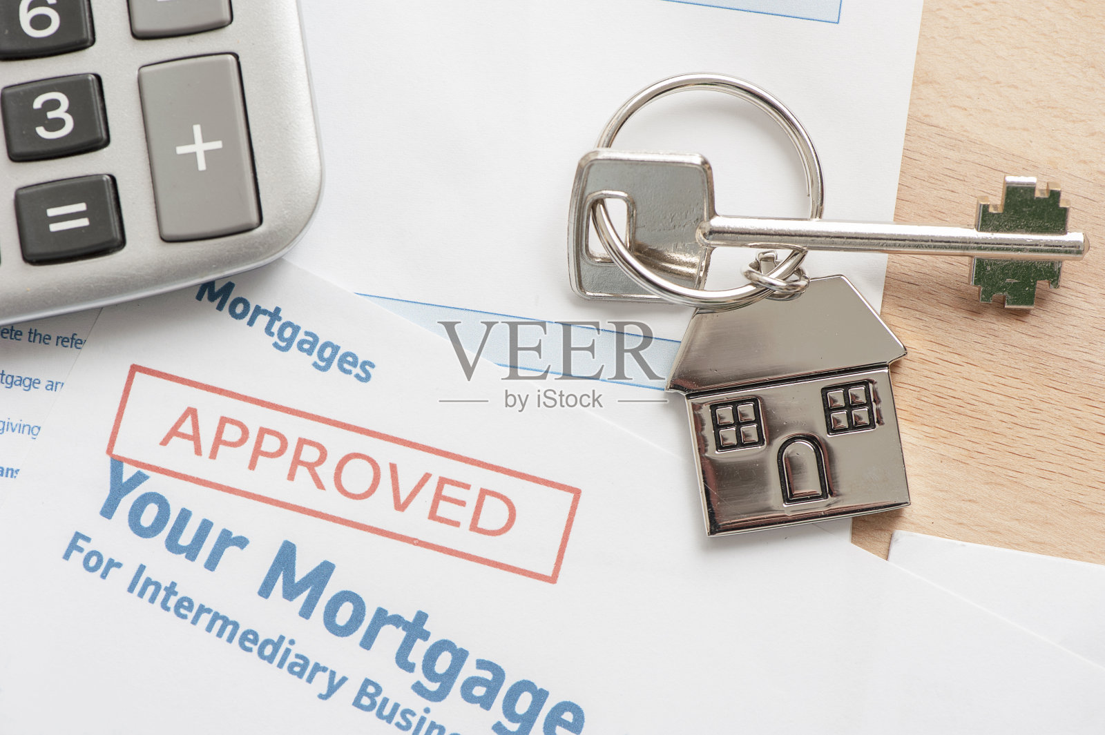 核准按揭贷款协议照片摄影图片