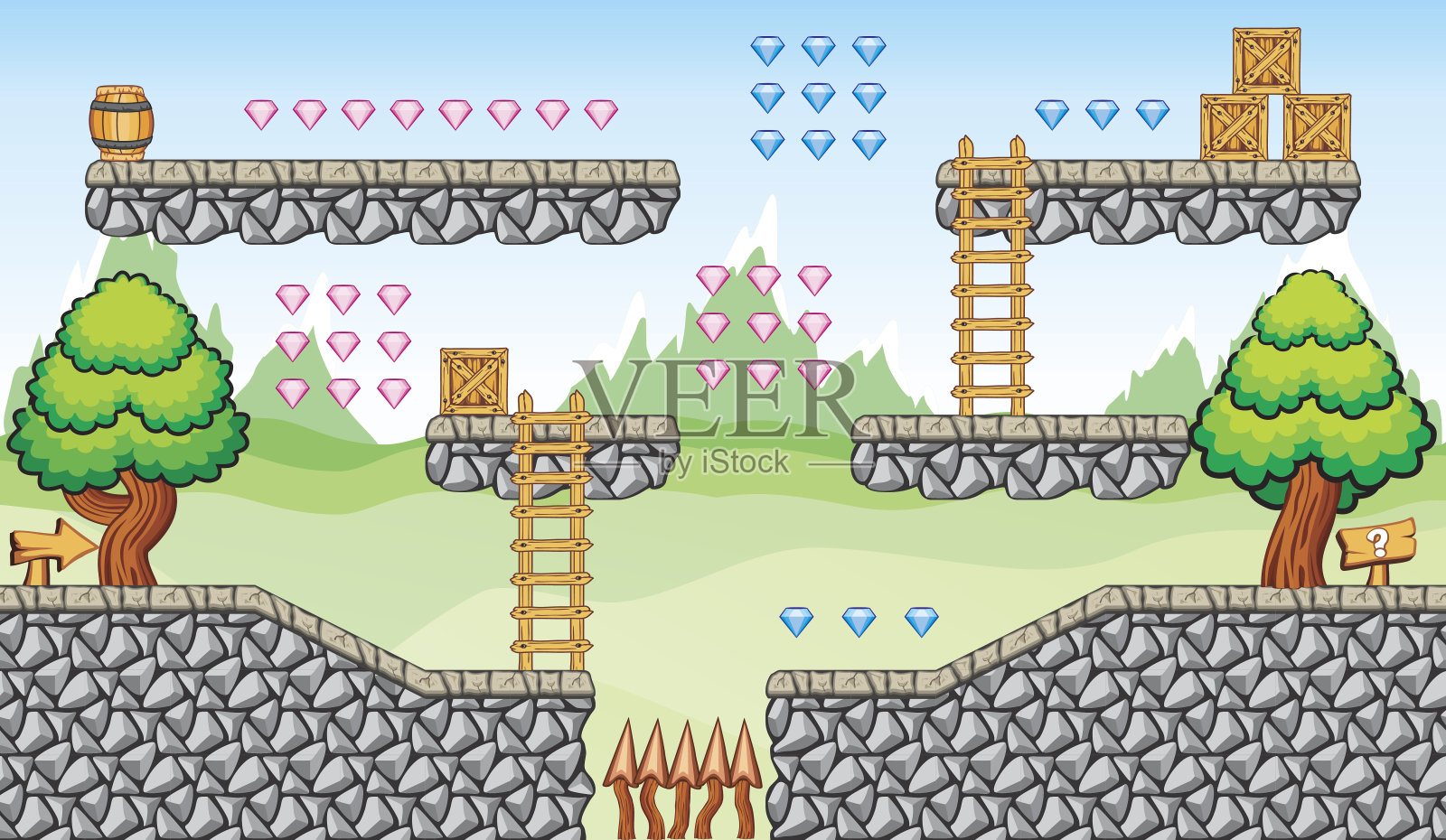 游戏确定21插画图片素材