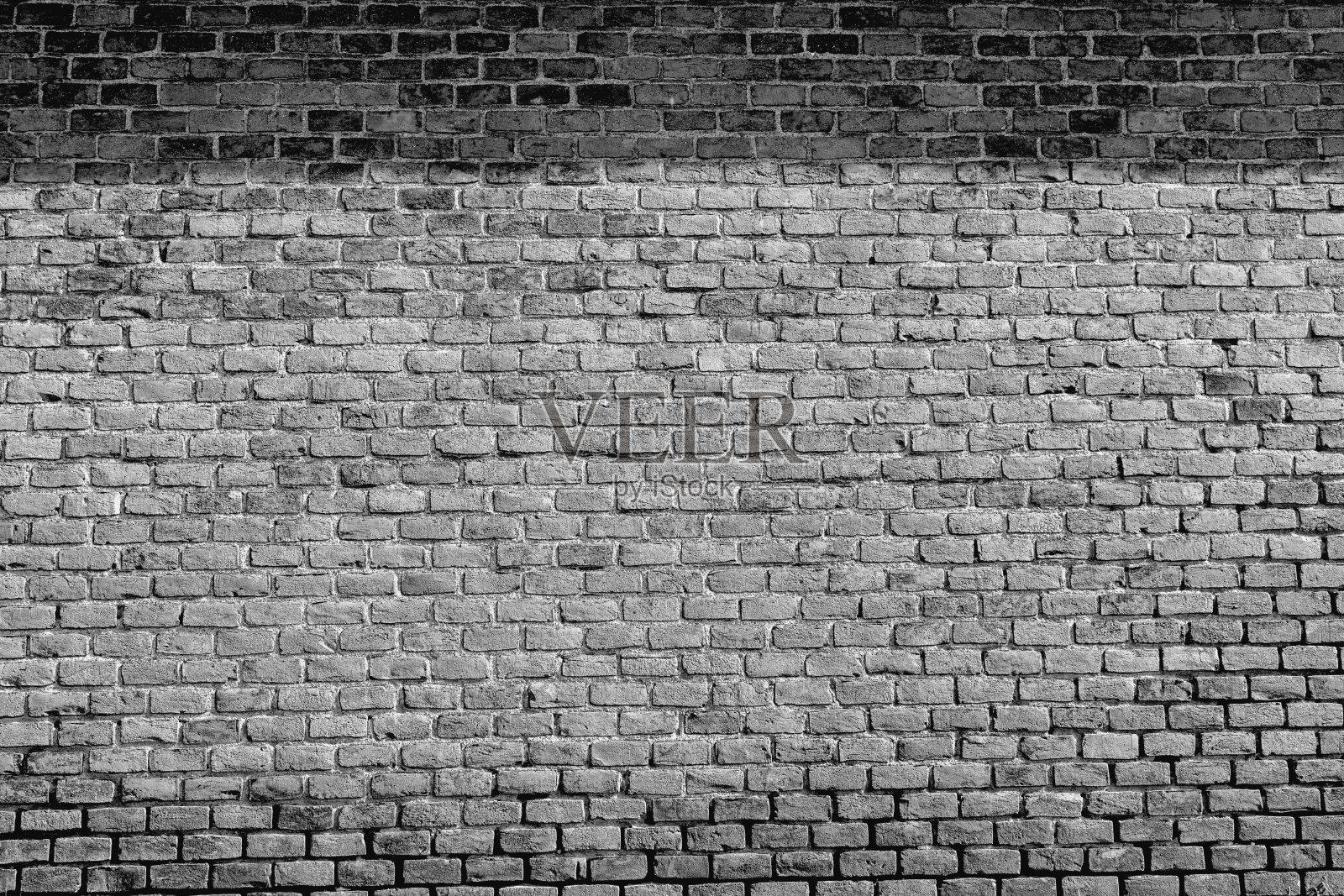 古老的黑白砖墙带着阴影照片摄影图片