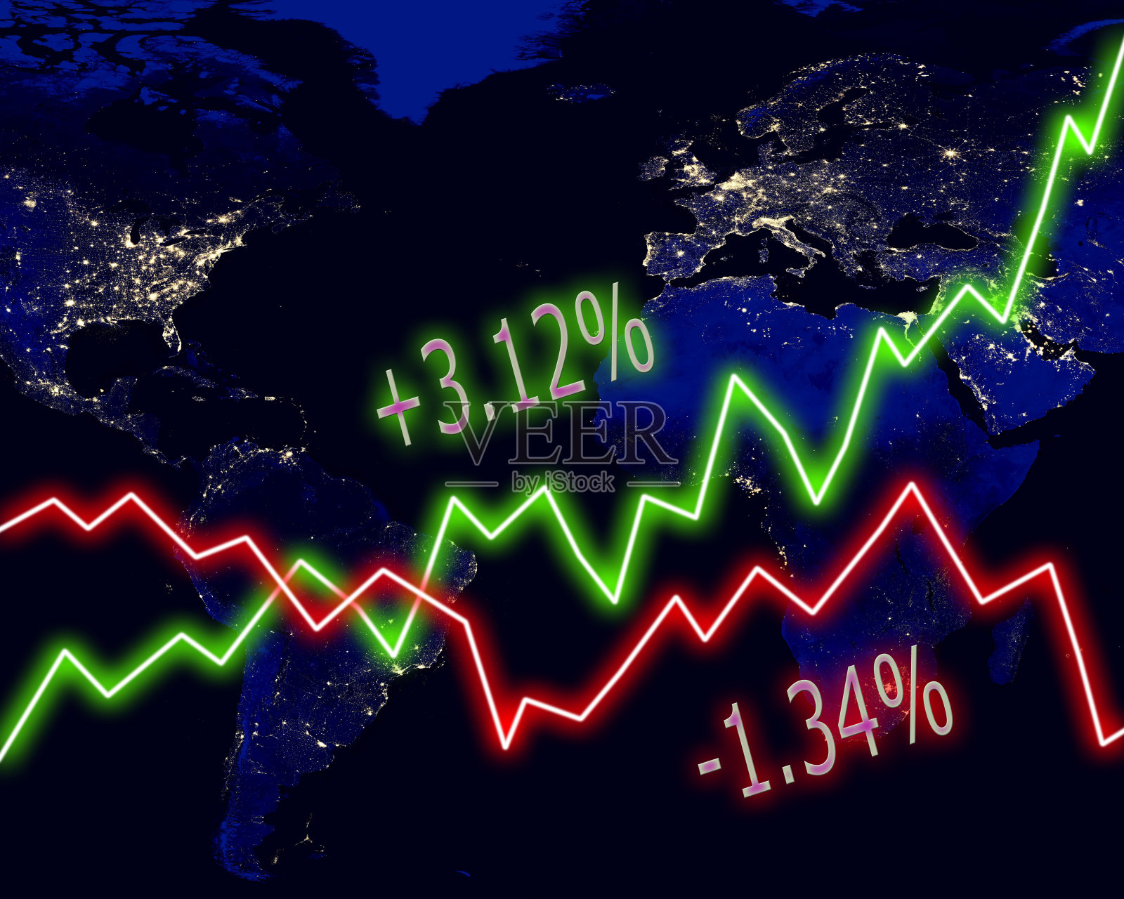 世界股票市场照片摄影图片