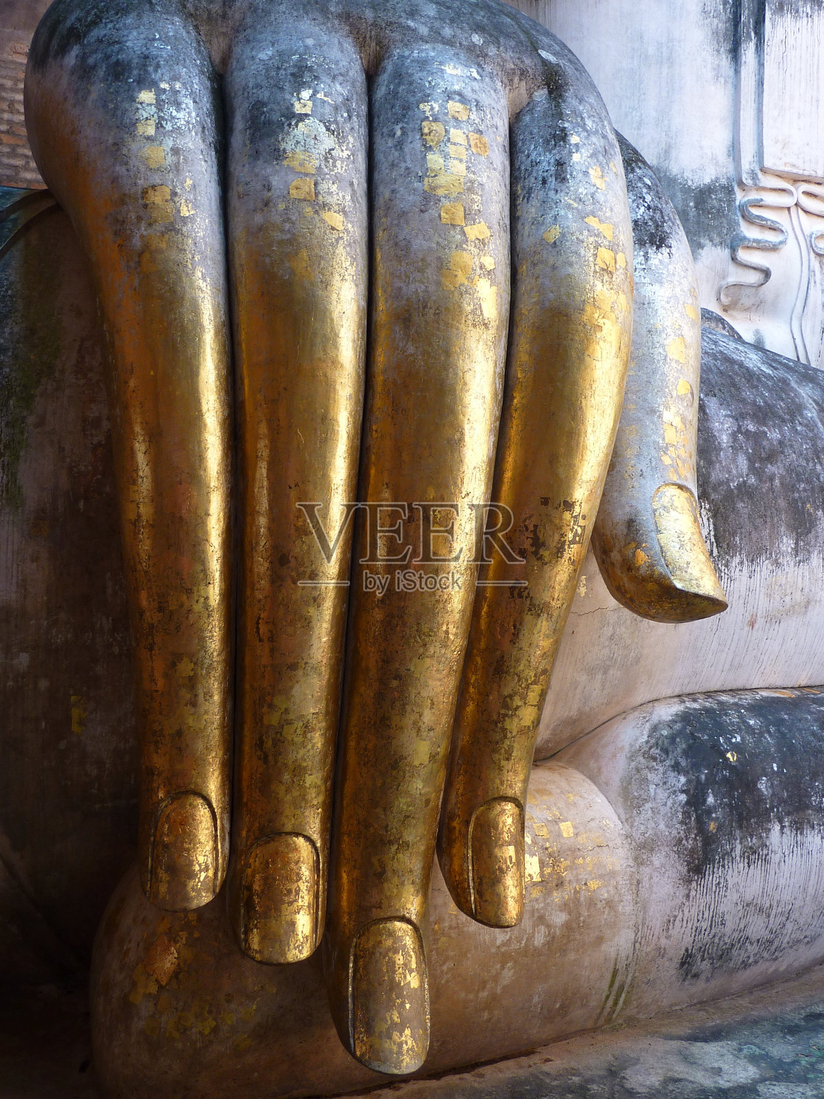 佛的手素。照片摄影图片