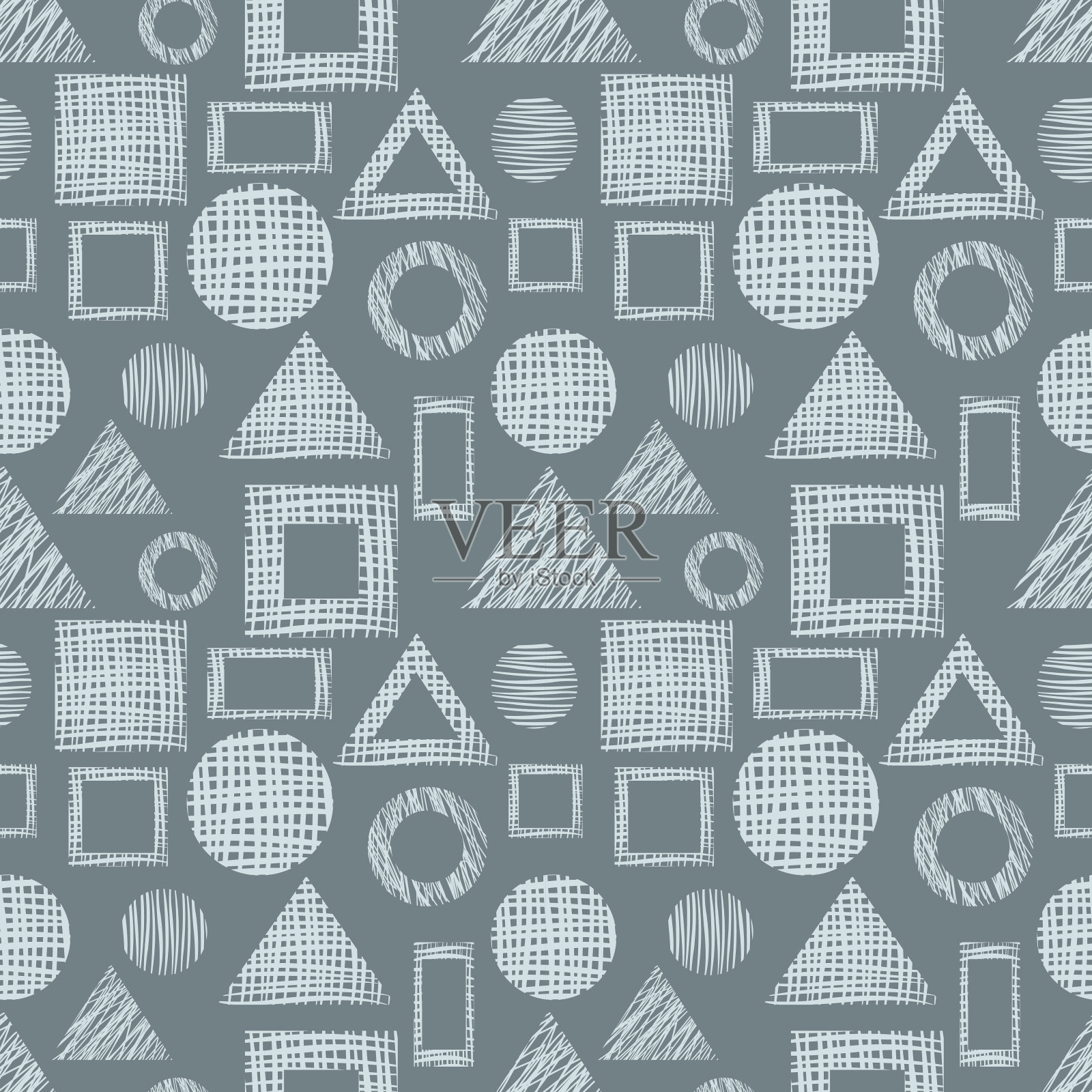 矢量无缝模式，图形说明插画图片素材