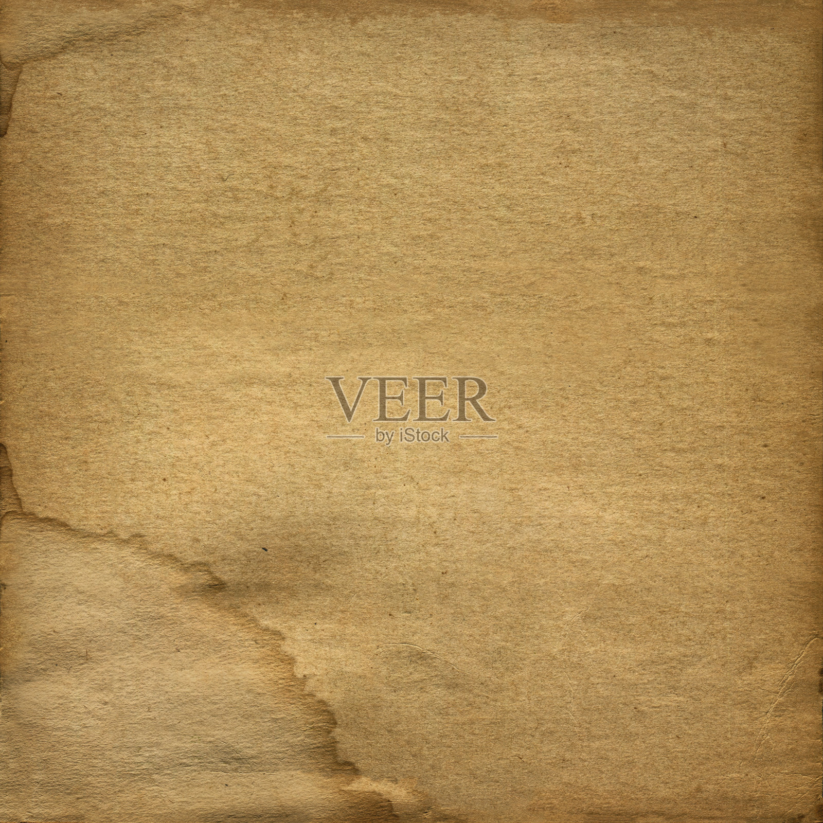 烧焦的旧纸纹理，角落里有污渍照片摄影图片