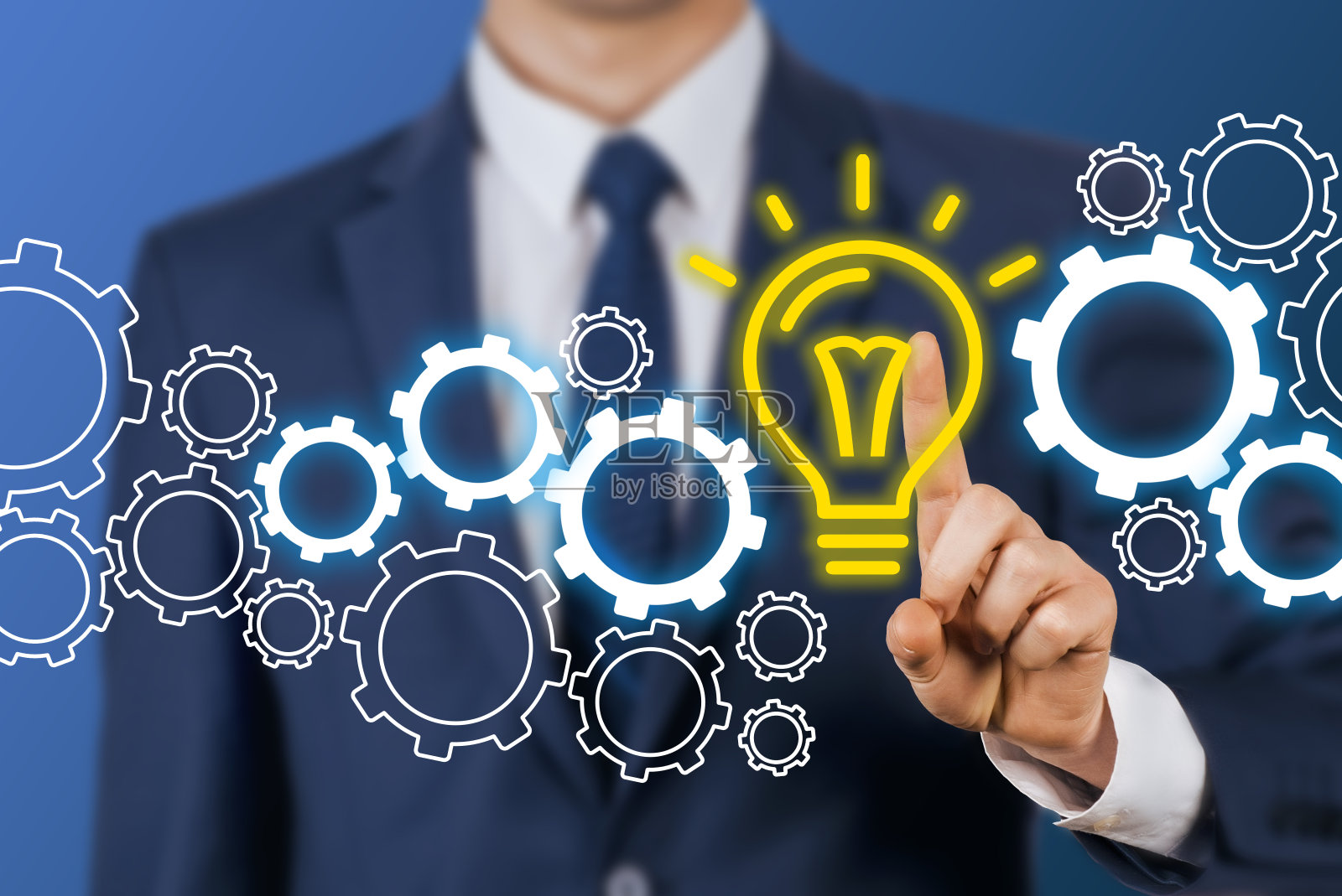 想法齿轮照片摄影图片