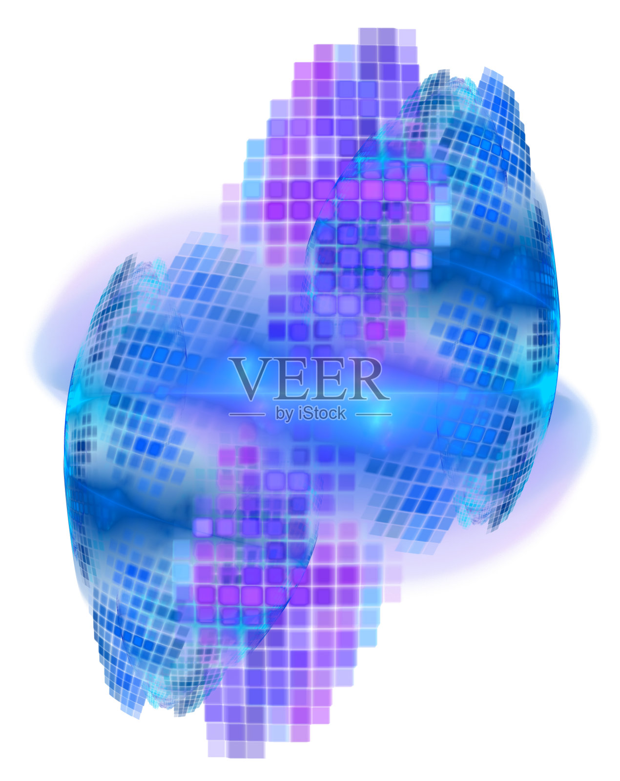 抽象分形背景的创意设计插画图片素材