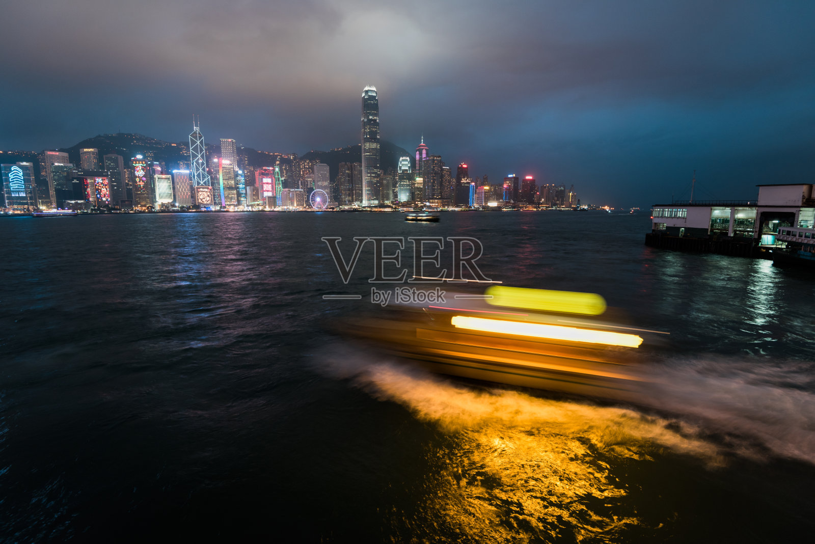 香港的天际线照片摄影图片