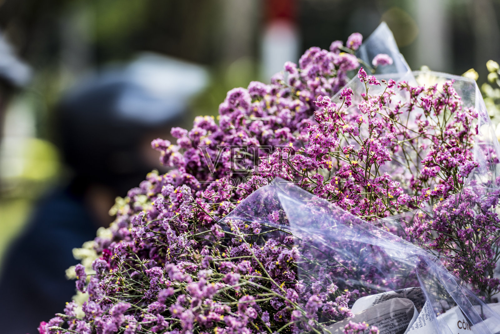 花小贩照片摄影图片