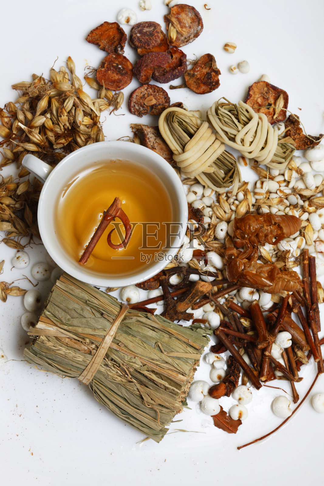 亚洲滋补饮料的配料照片摄影图片