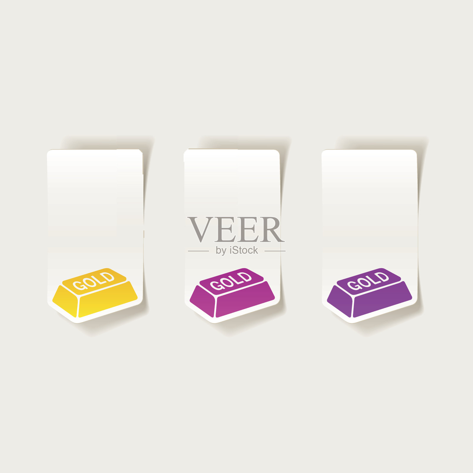 现实的设计元素。黄金黄金插画图片素材