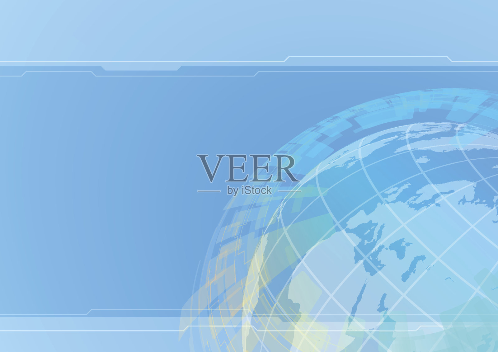 摘要文档模板，全球商业图像，矢量插图插画图片素材