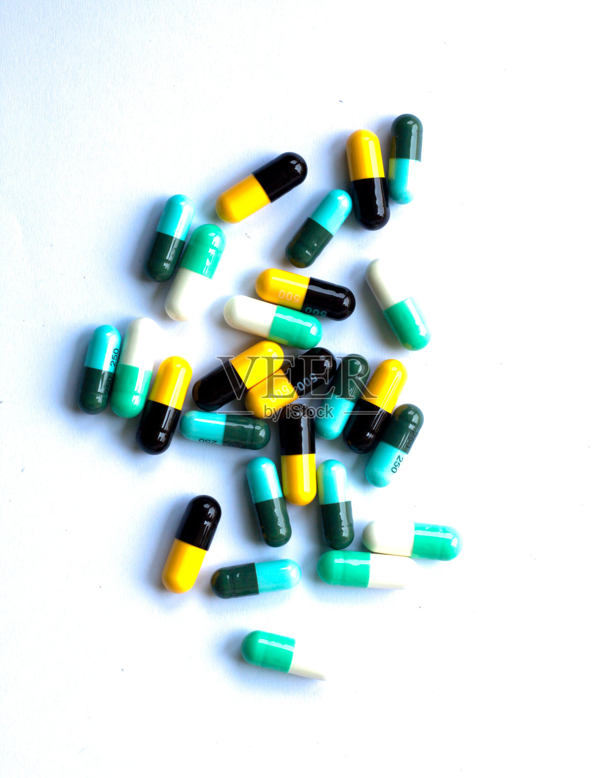 药片和胶囊照片摄影图片