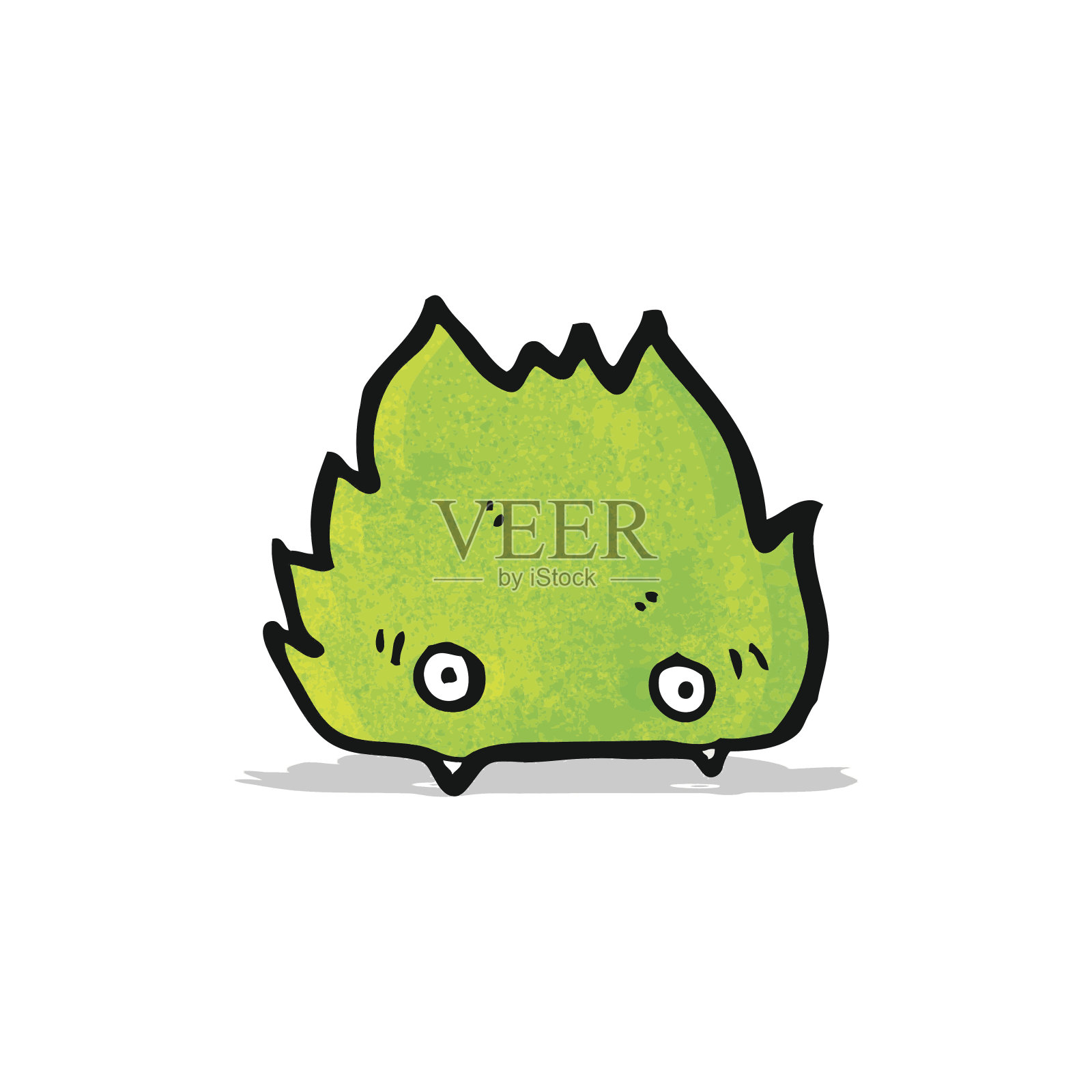 卡通毛茸茸的小怪物设计元素图片